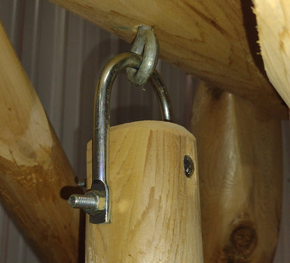 Cedar Porch Swing with Stand and Canopy