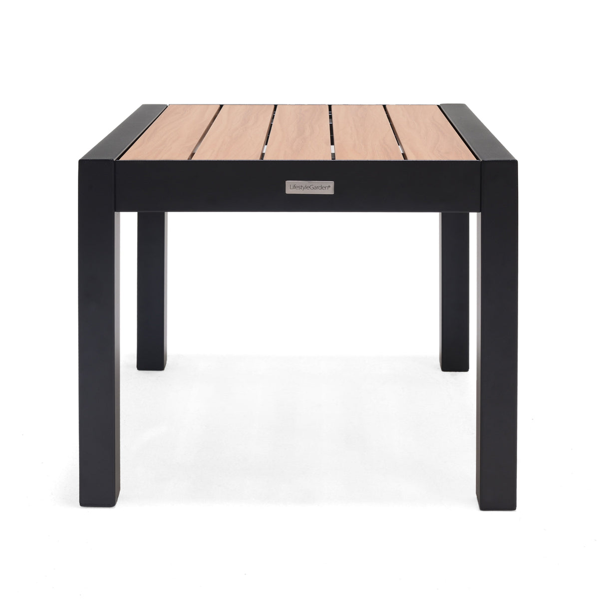 3-Piece Aluminum Sun Lounger Set with Side Table
