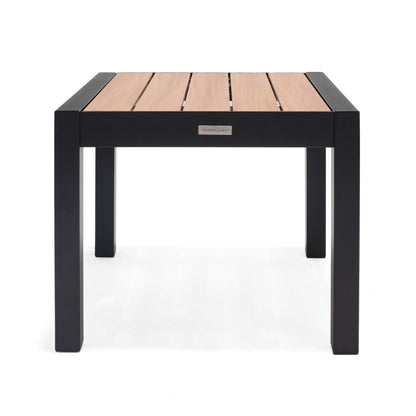 3-Piece Aluminum Sun Lounger Set with Side Table