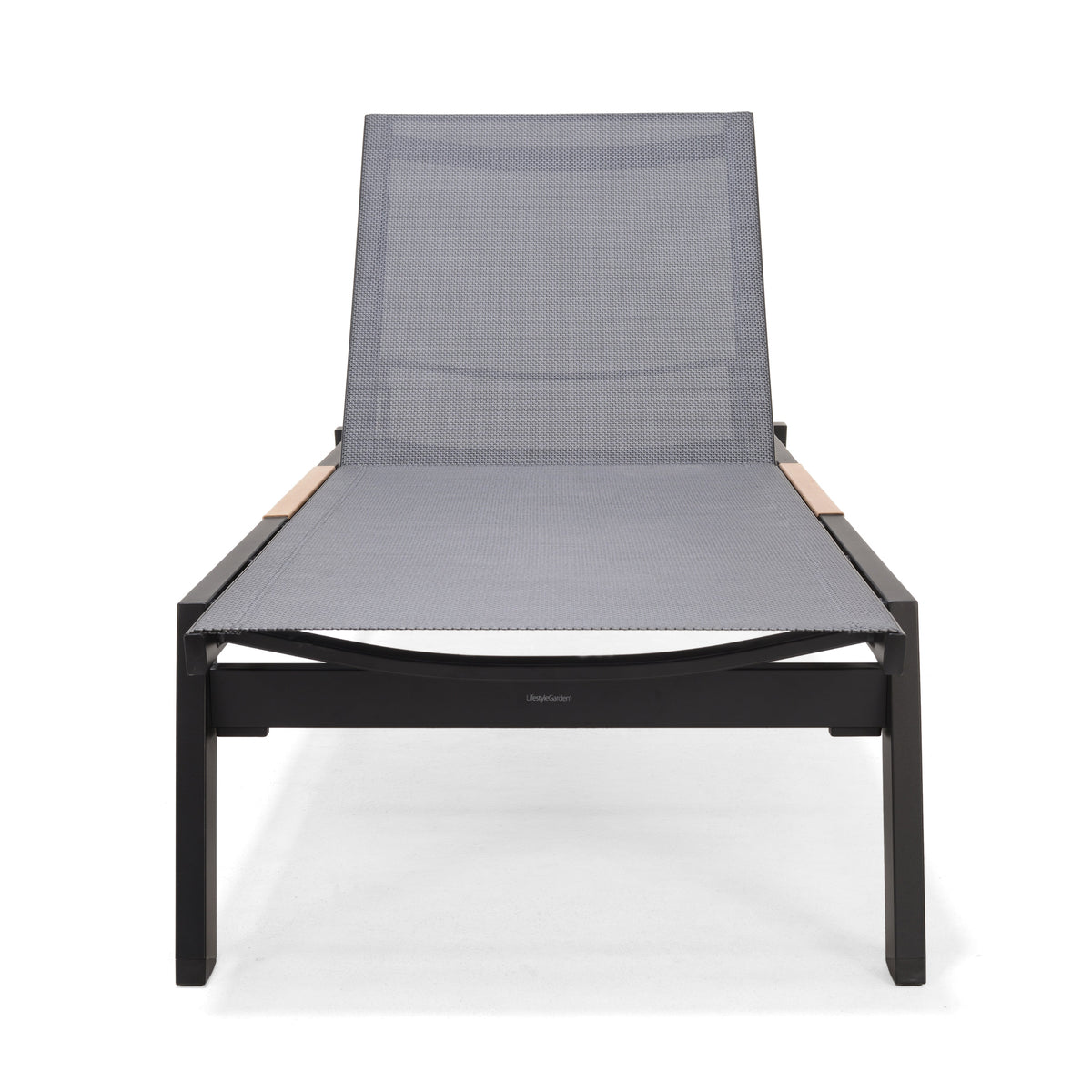 3-Piece Aluminum Sun Lounger Set with Side Table