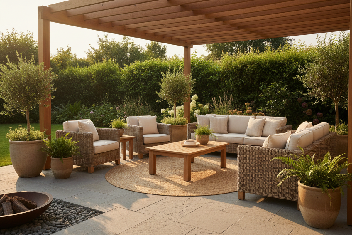 Golden Hour Backyard